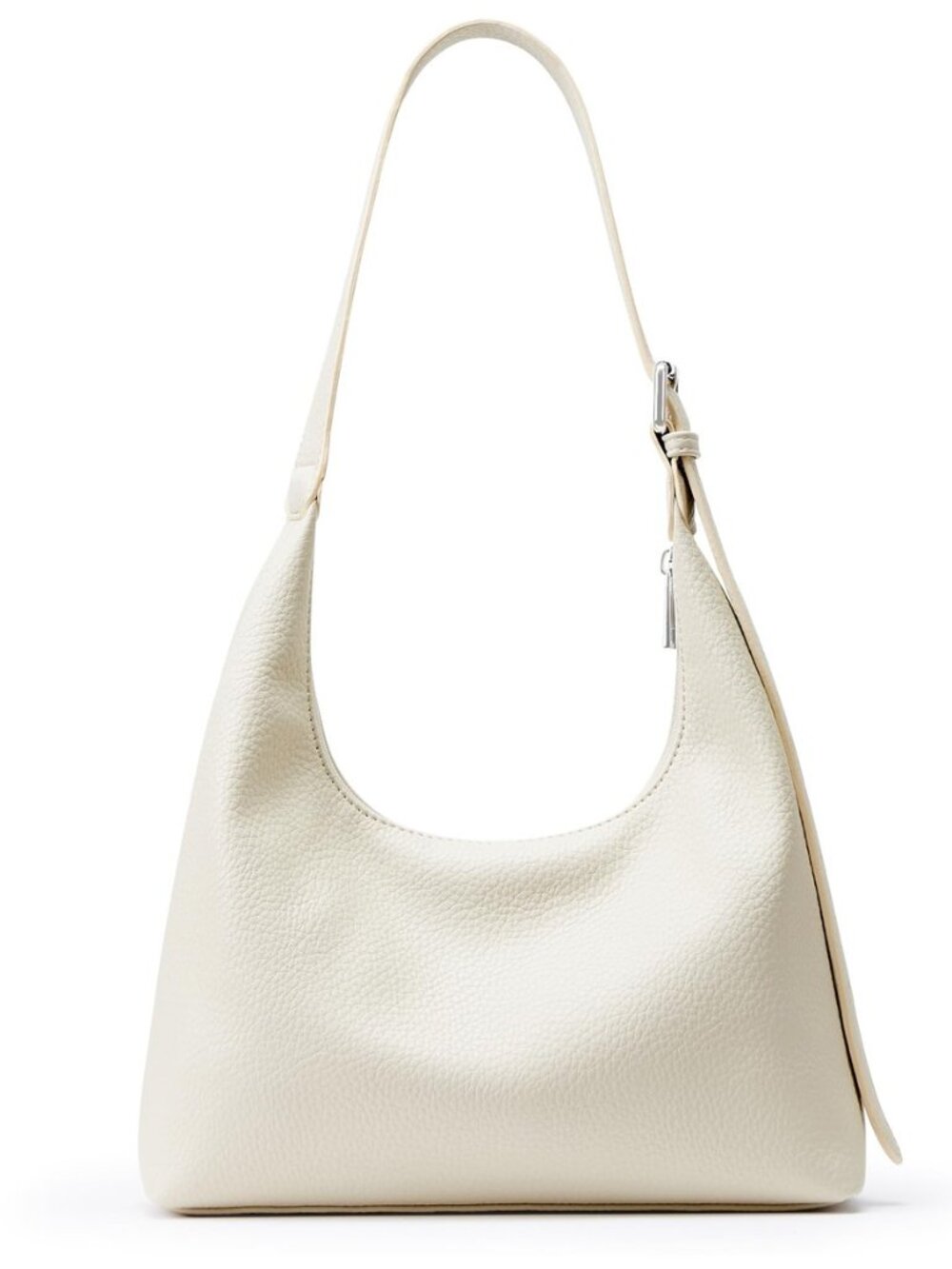 Crescent Tote Bag, Women Underarm Hobo Everyday Zipper Handbag Work